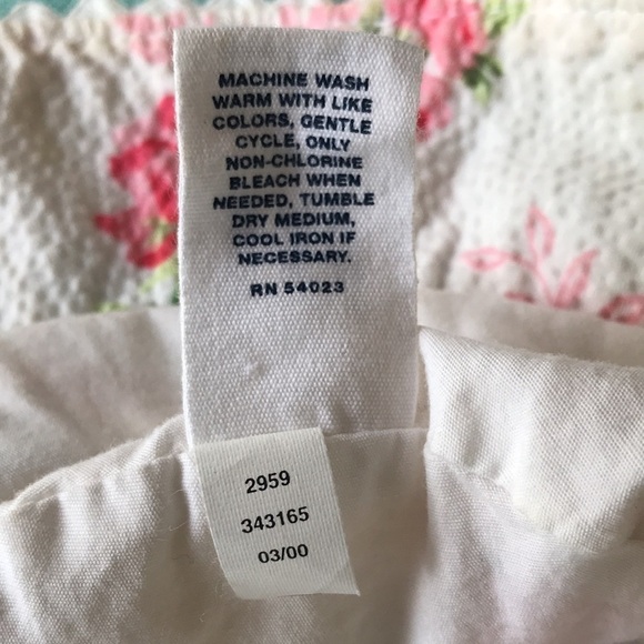 Baby Gap‎ Floral Print Scalloped Hem Bucket Hat Sz 12-24 Months - Picture 5 of 7